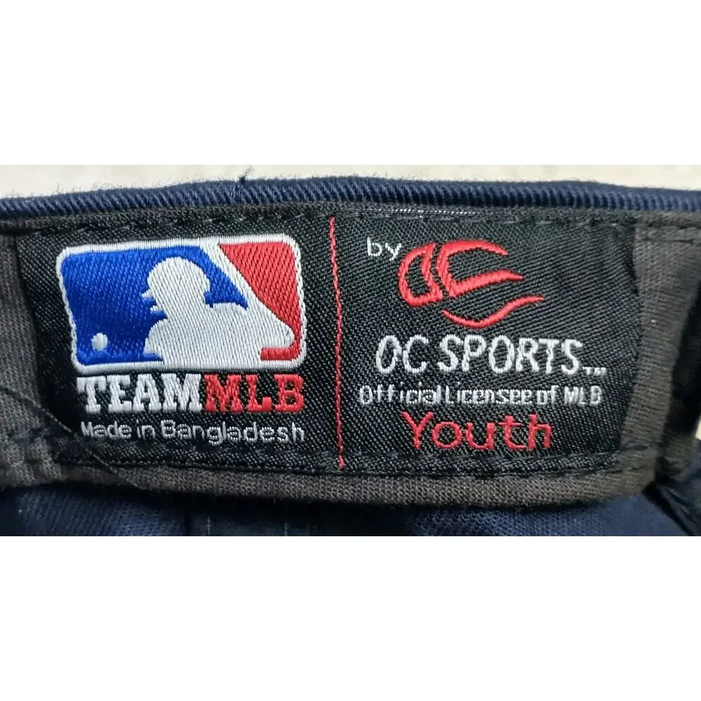Boston Red Sox Strap Back Adjustable Baseball Cap Hat. Youth. Dark blue